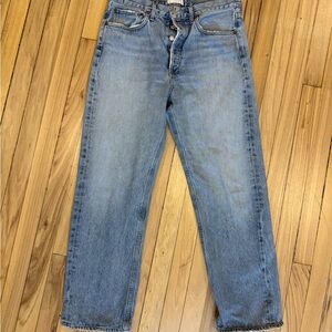 Agolde Light Blue 90s High Rise Jeans